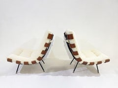 Pair of Mid-Century Costela Lounge Chairs by Carlo Hauner and Martin Eisler