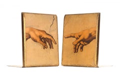 Pair of Mid-Century "Creation of Adam" Bookends