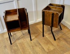 Pair of Mid Century Cube Bedside or Side Tables  A Very stylish pair