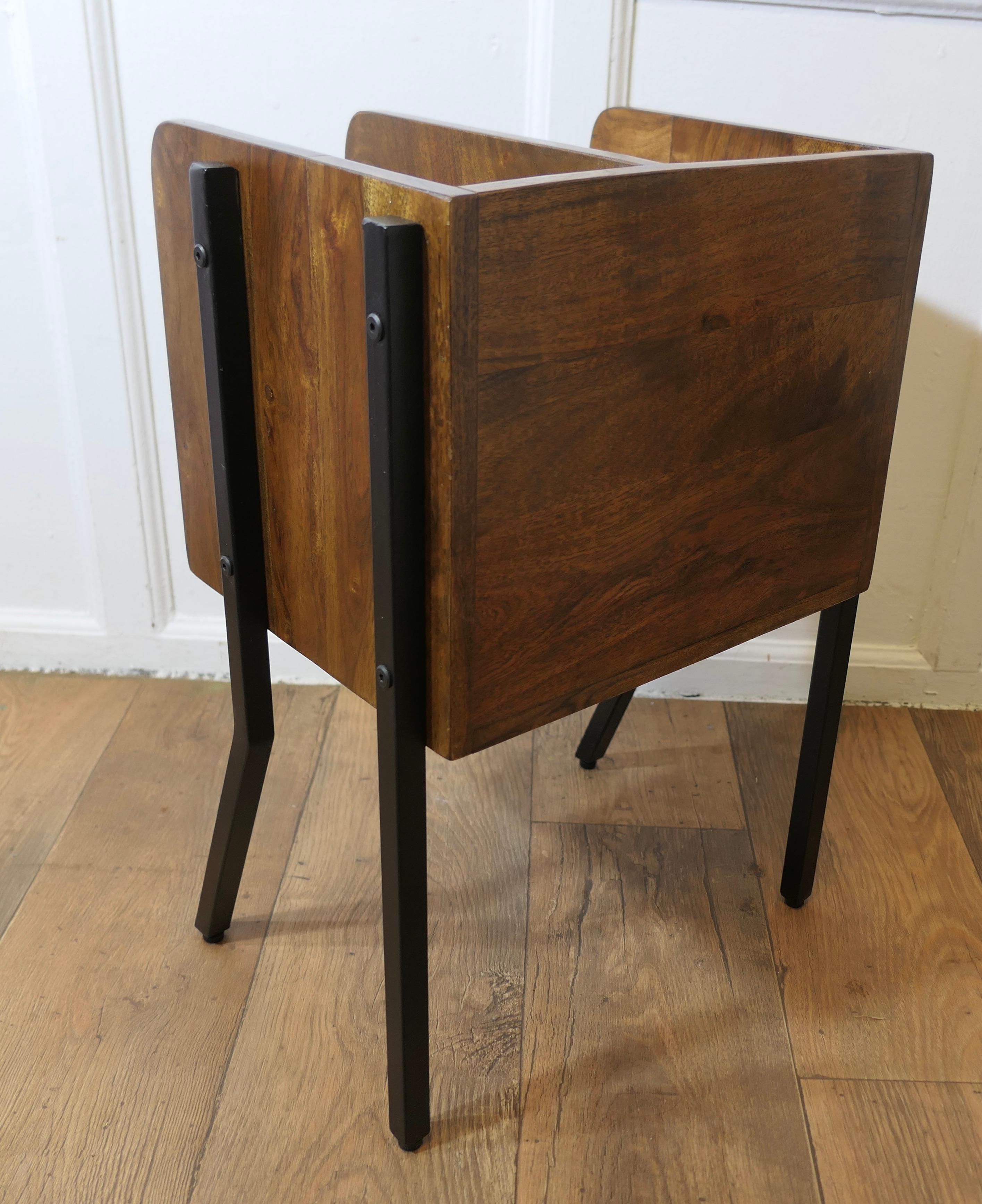 20th Century Pair of Mid Century Cube Bedside or Side Tables  A Very stylish pair