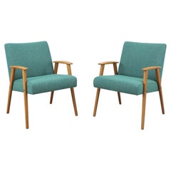 Pair of Mid-Century Czech Easy Chairs