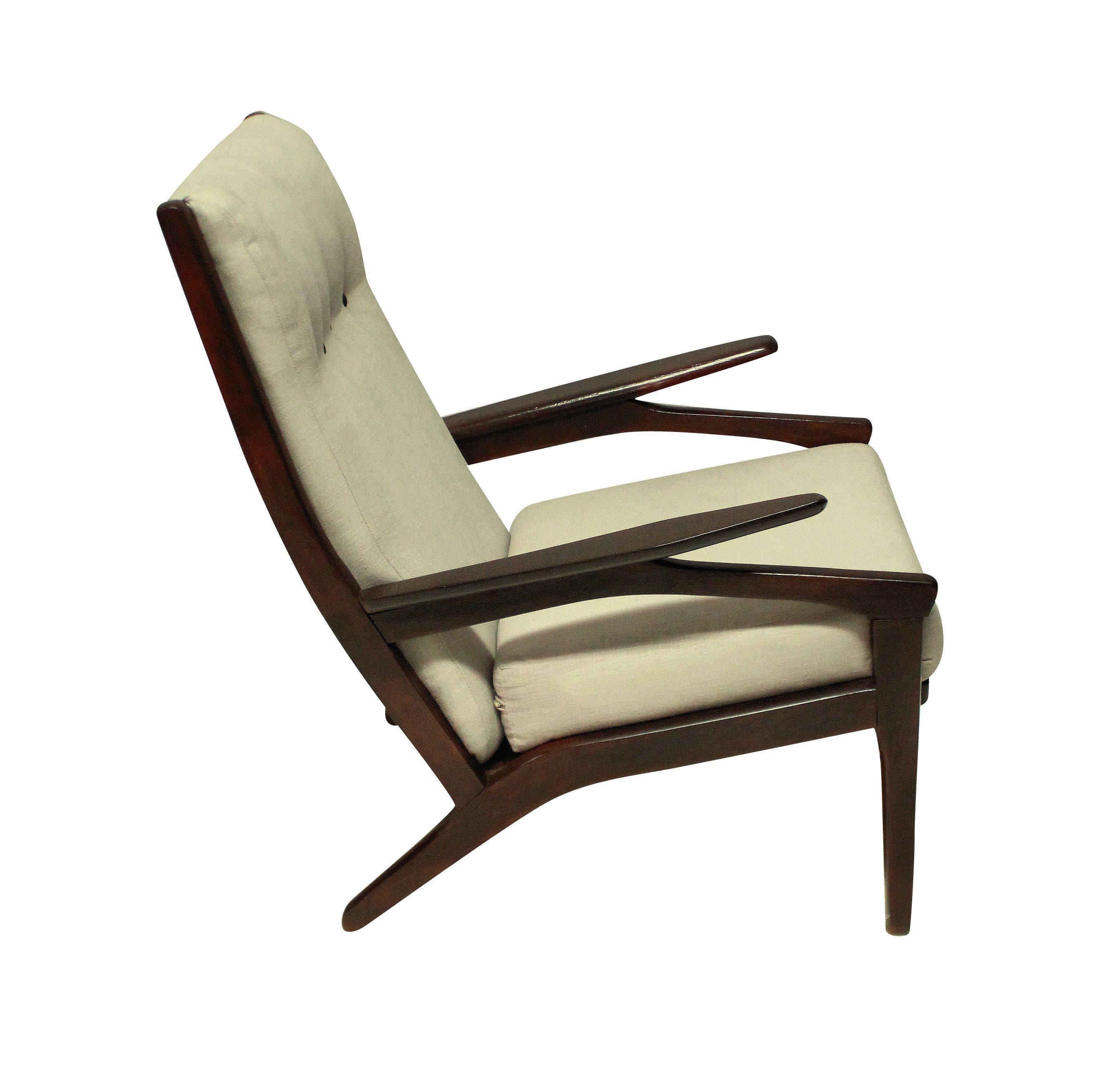 Mid-20th Century Pair of Mid-Century Danish Armchairs