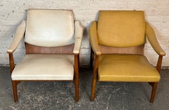 Paar dänische Bugholzsessel von Thonet aus der Jahrhundertmitte