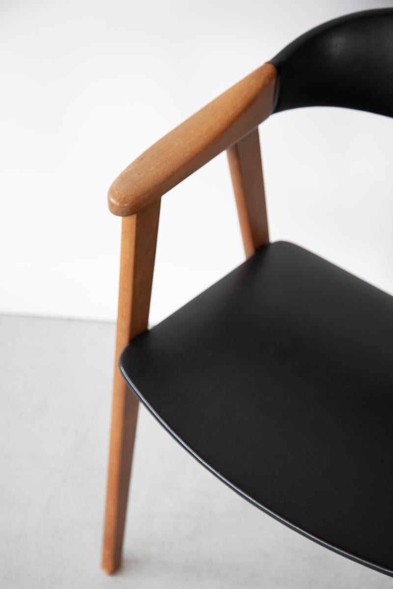 Pair of Mid Century, Danish Carver Chairs 6