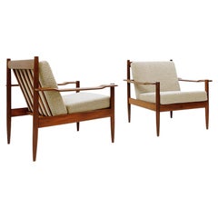 Pair of Mid-Century Danish Lounge Chairs, 1960s