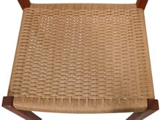 Ein Paar moderne dänische Esszimmerstühle aus der Mitte des Jahrhunderts von Jorgen Moller für  J.L.Moller