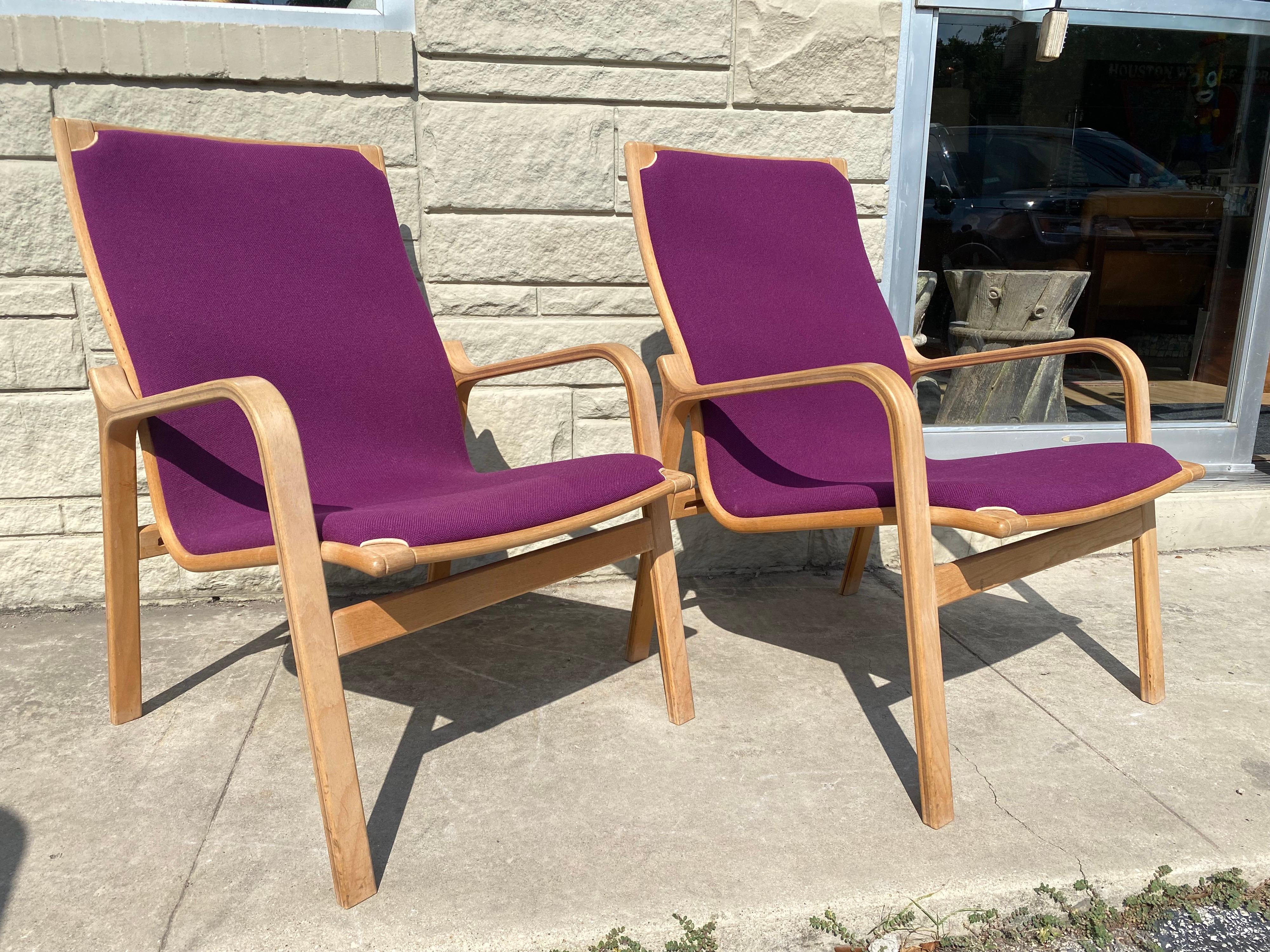 Pair of Mid-Century Danish Modern Lounge Chairs 2