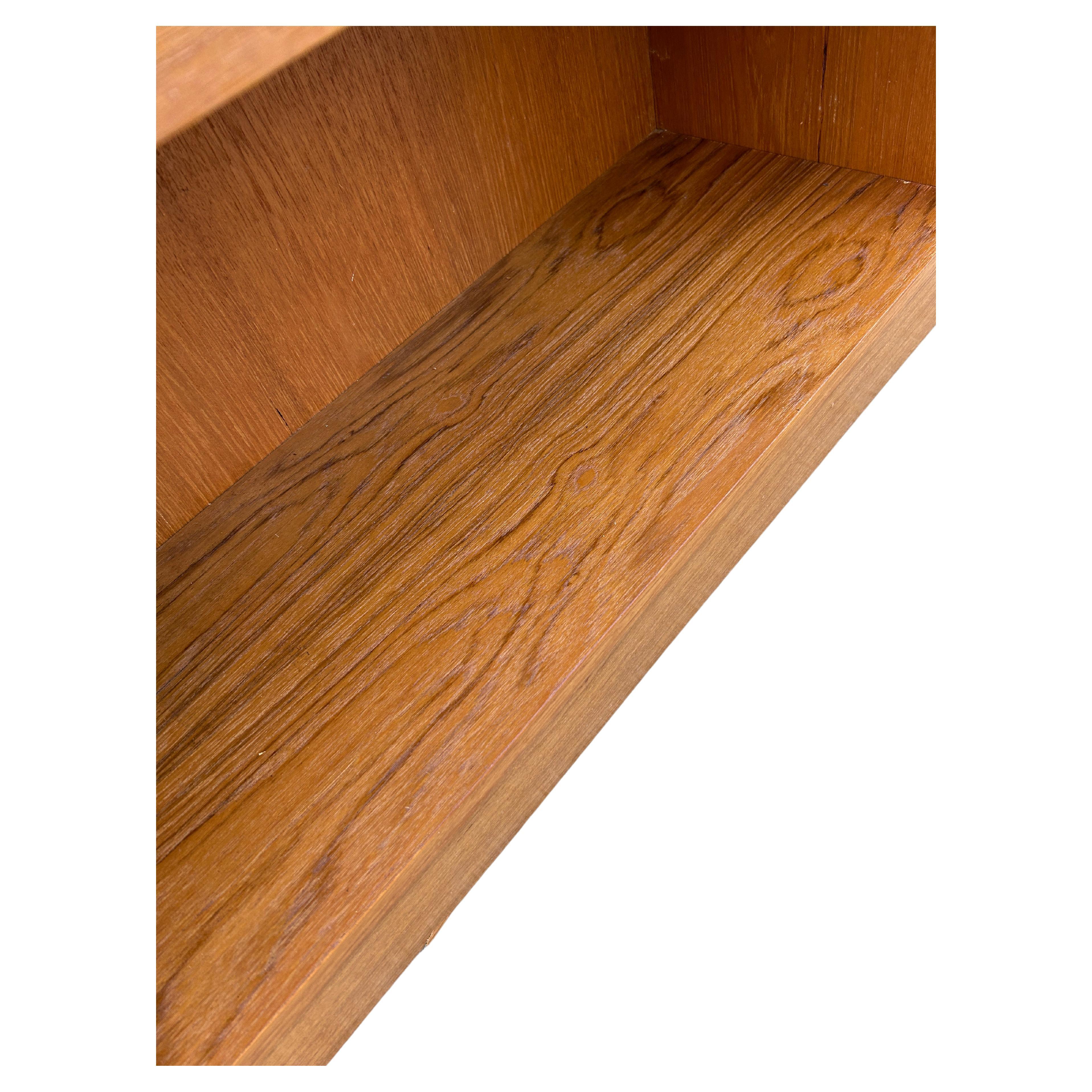 Mid-Century Modern Pair of Mid Century Danish Modern Low Teak Bookcases