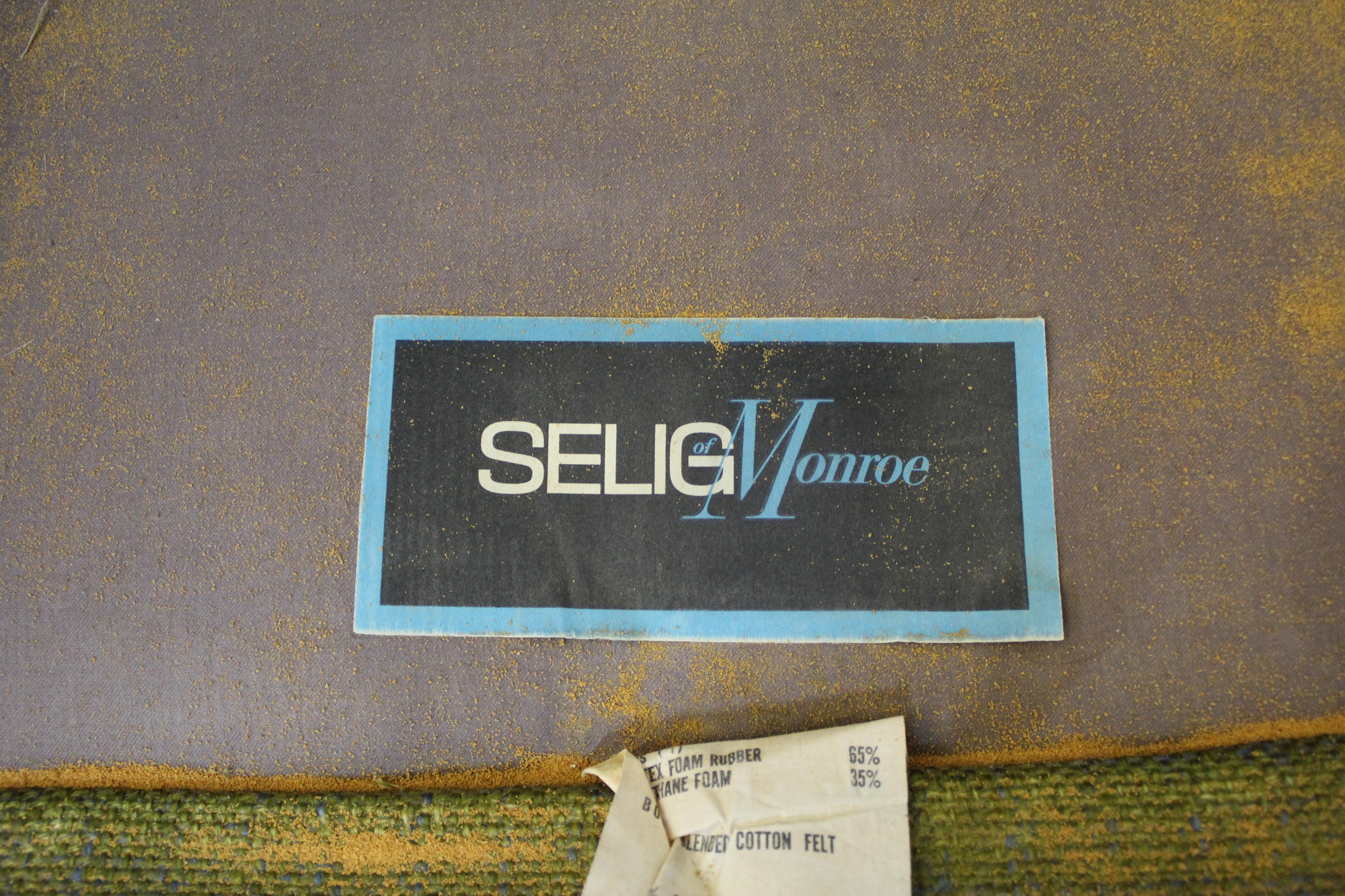 Paire de fauteuils club Milo Baughman Selig of Monroe de style moderne danois du milieu du siècle dernier 2