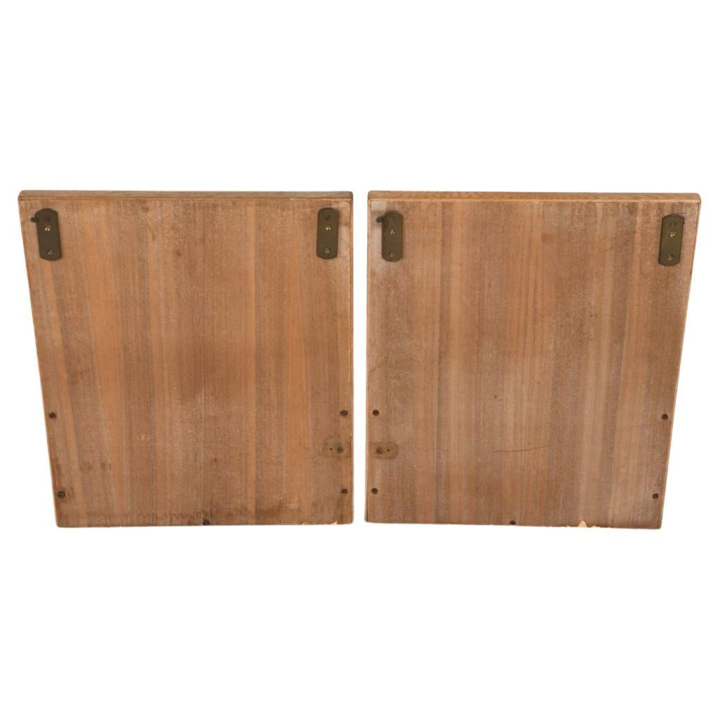 Pair of Mid century danish modern oak nightstands by Hans Wegner by Getama (Holzarbeit) im Angebot