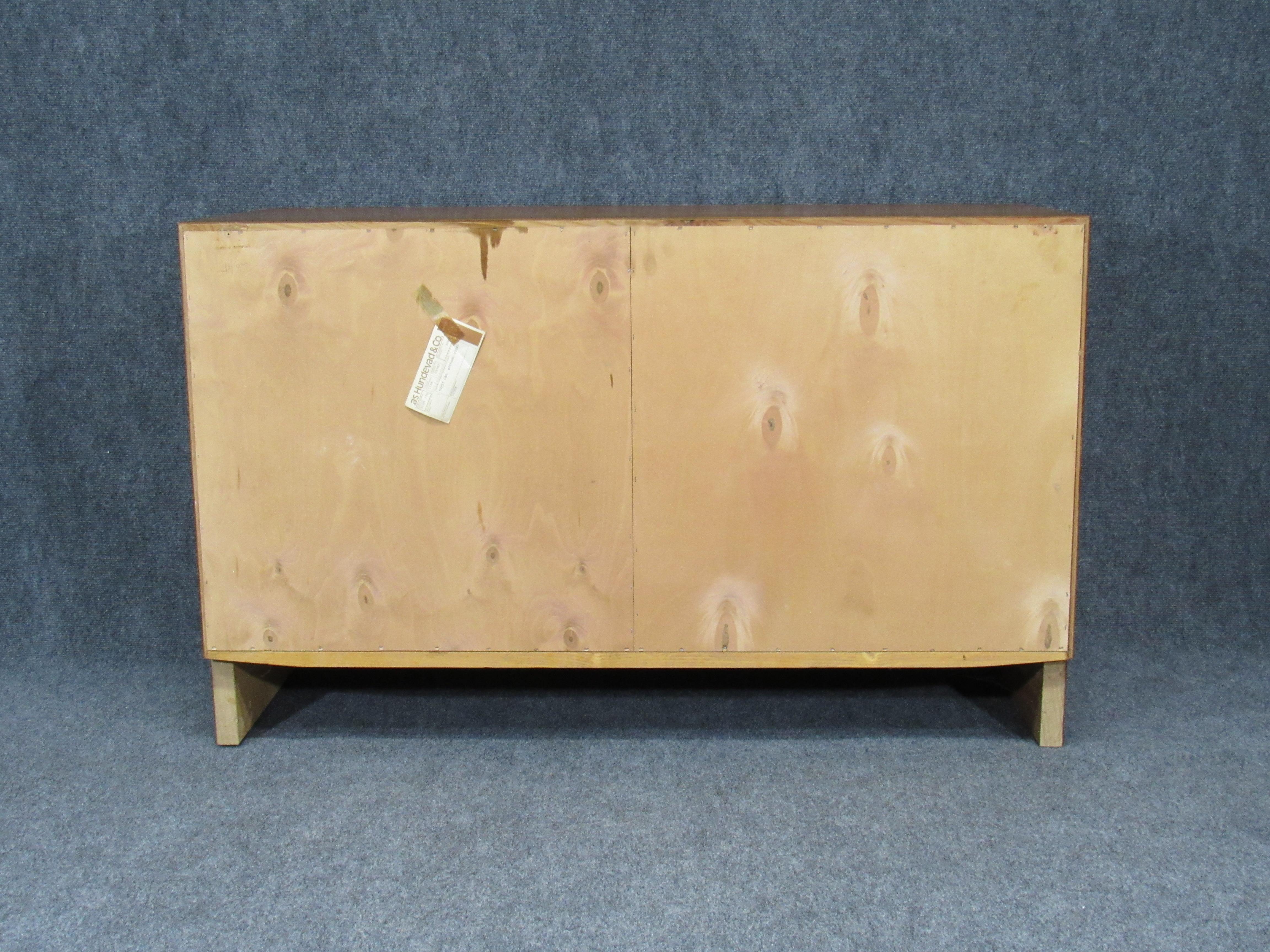 Mid-Century Modern Pair of Midcentury, Danish Modern Teak Credenzas by Poul Hundevad for HU For Sale