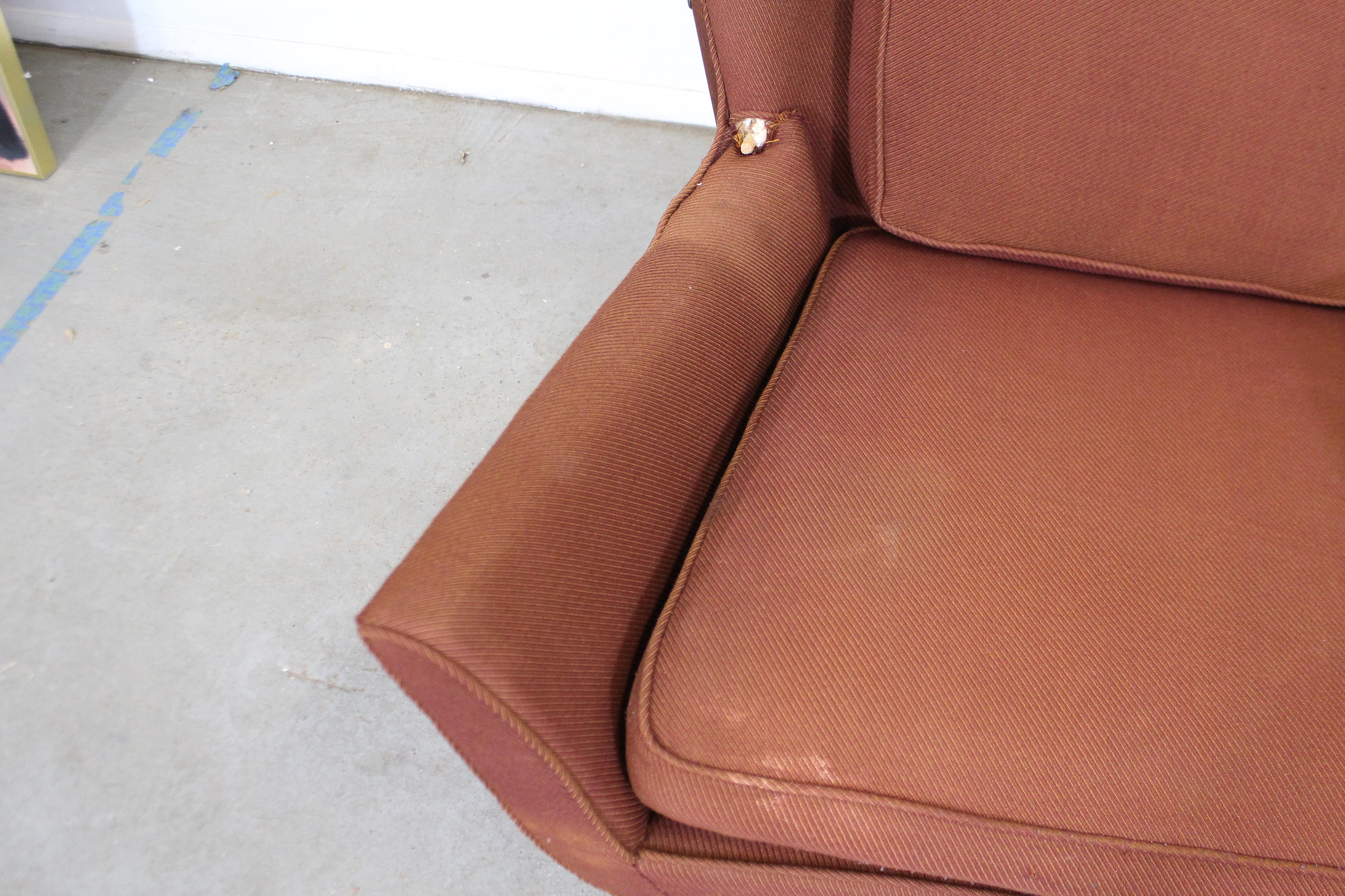 Upholstery Pair of Mid Century Danish Modern Wingback Lounge Chairs