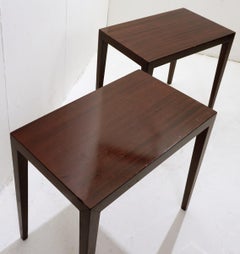 Pair of Mid-Century Danish Side Tables by Severin Hansen for Haslev Furniture