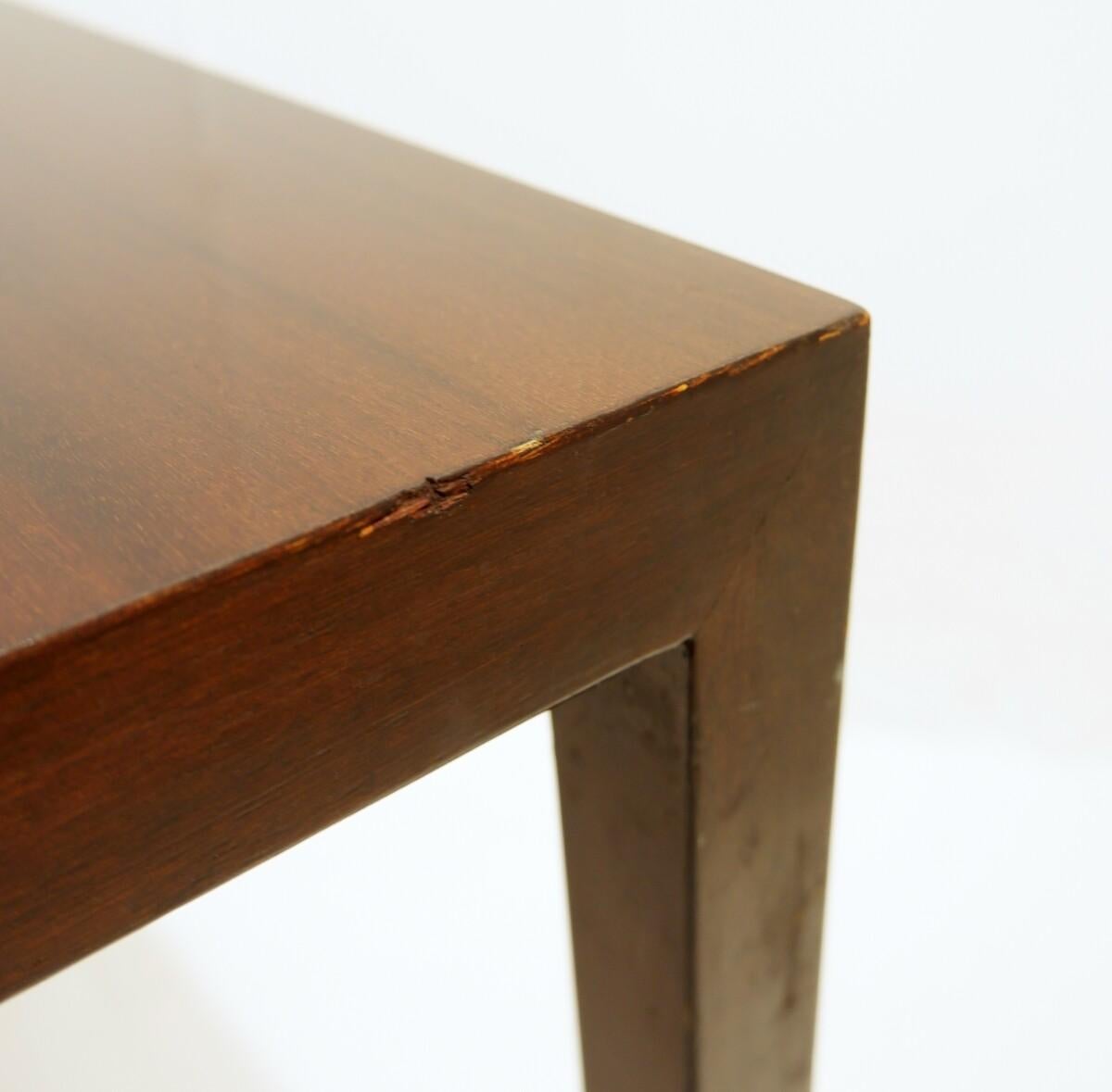 Wood Pair of Mid-Century Danish Side Tables by Severin Hansen for Haslev Furniture For Sale
