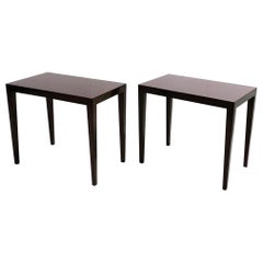 Pair of Mid-Century Danish Side Tables by Severin Hansen for Haslev Furniture
