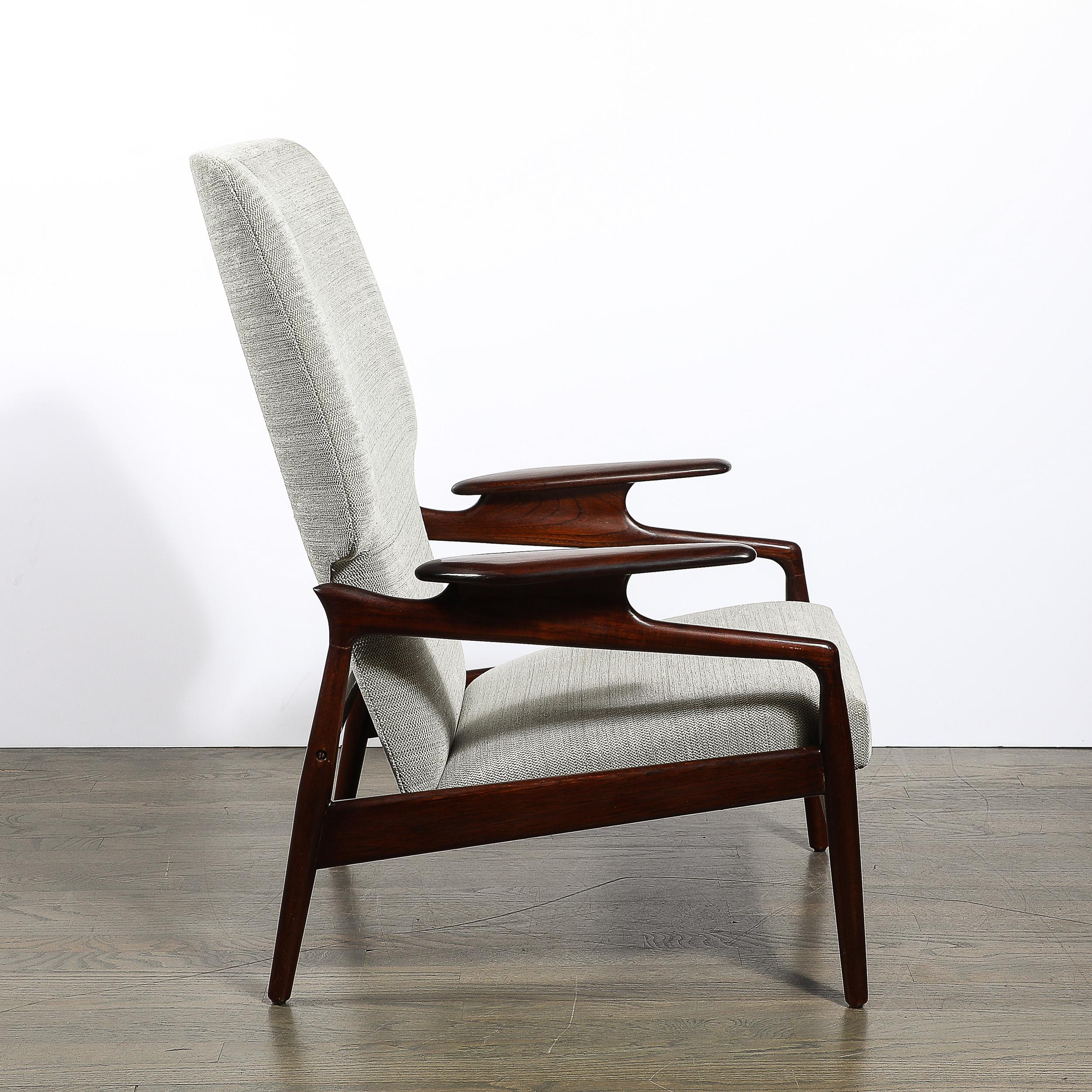 Paire de fauteuils inclinables en teck danois du milieu du siècle pour Advance Design par John Boné en vente 5