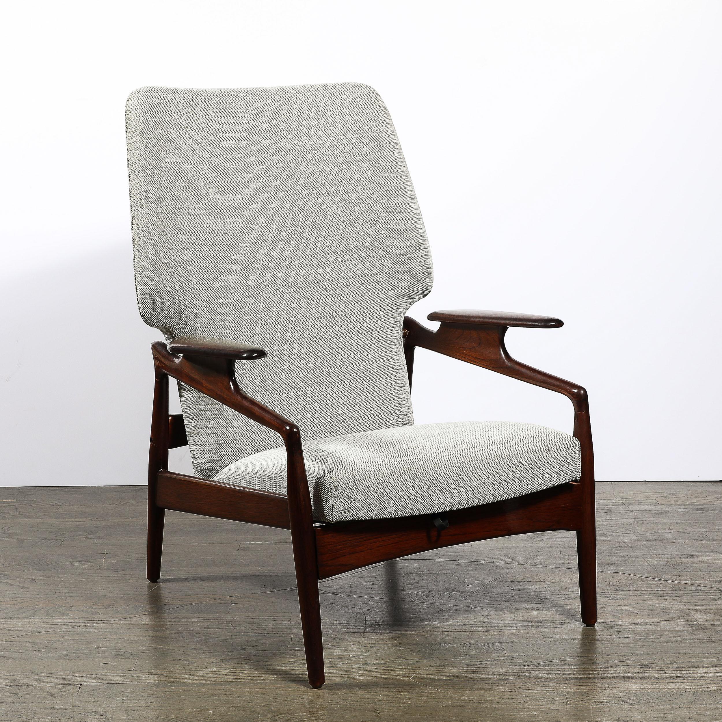 Paire de fauteuils inclinables en teck danois du milieu du siècle pour Advance Design par John Boné en vente 6