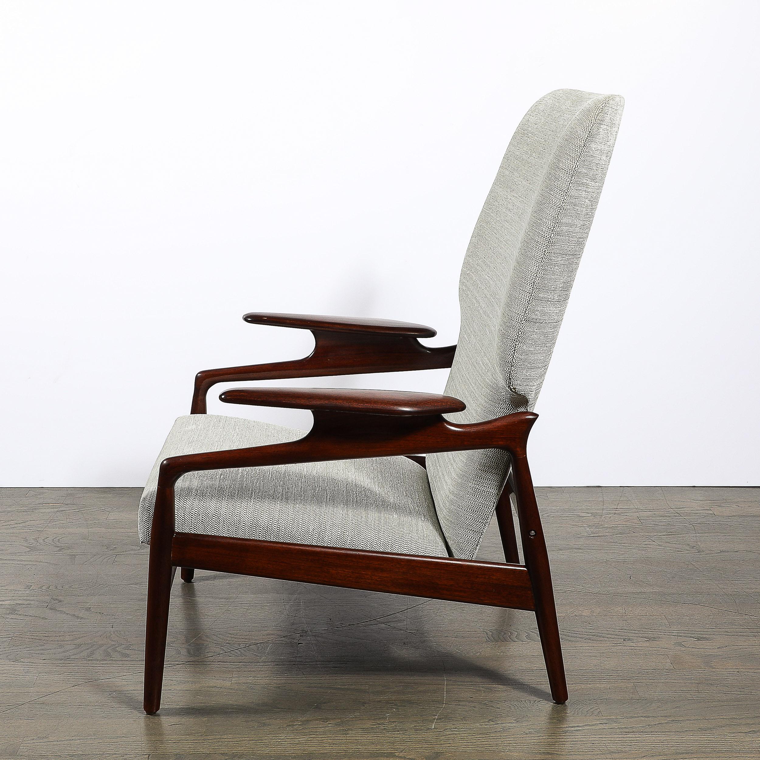 Paire de fauteuils inclinables en teck danois du milieu du siècle pour Advance Design par John Boné Excellent état - En vente à New York, NY