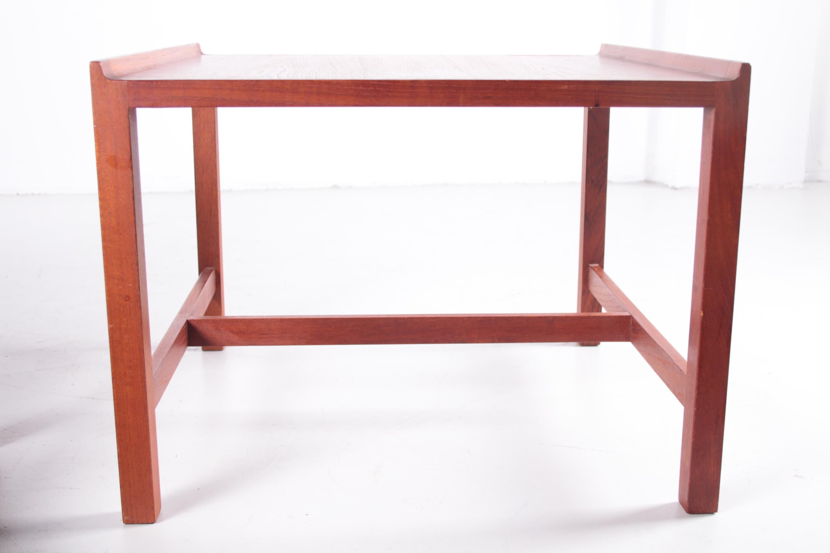 Mid-20th Century 2pice Illums Bolighus Danish Mid-Century Teak Side Tables For Sale