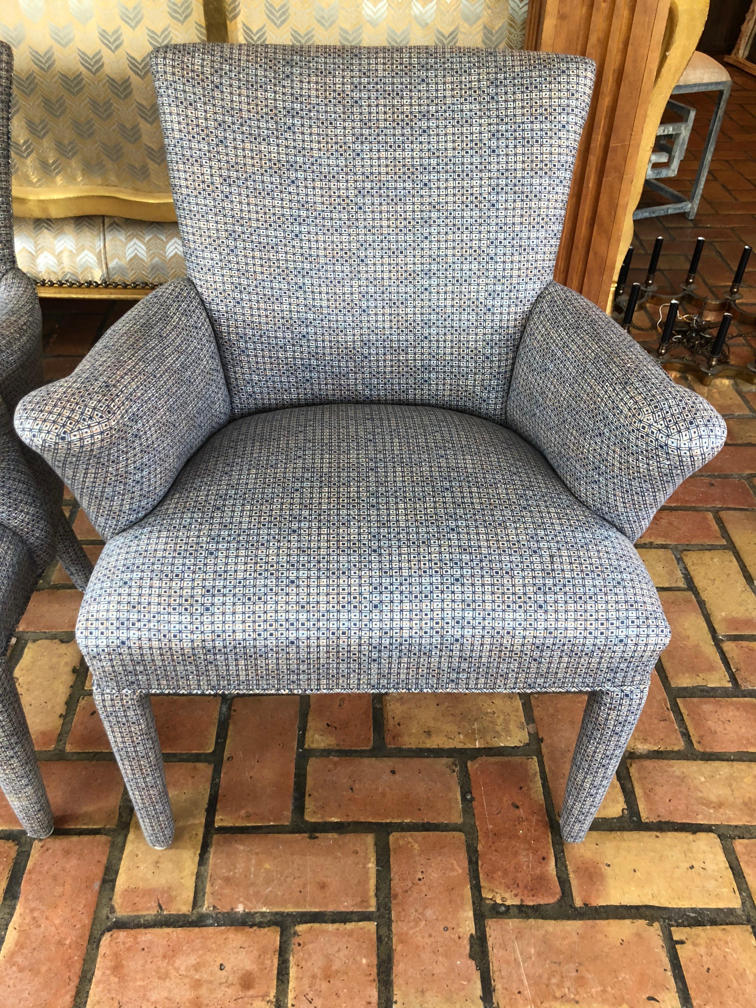 Mid-20th Century Pair of Mid-Century Danish Upholstered Chairs