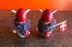 Pair of Midcentury Danish Vikings Figures