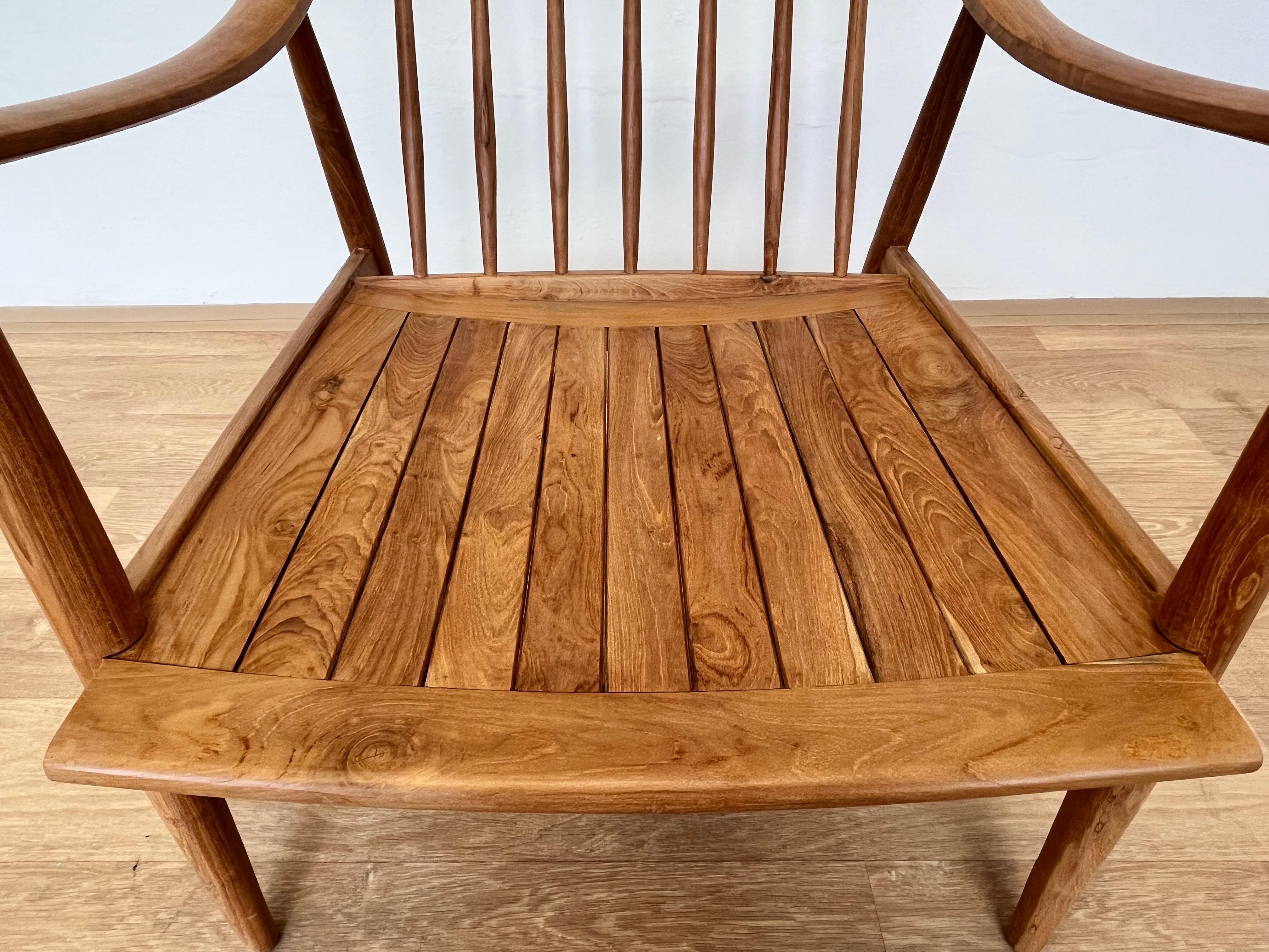 Wood Pair of mid century design scandinavian armchairs - 1960s For Sale