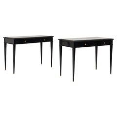 Pair of Mid-Century Desk Console Tables
