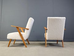 Pair of mid century dutch armchairs, 1960s