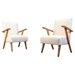 Pair of mid century dutch armchairs, 1960s