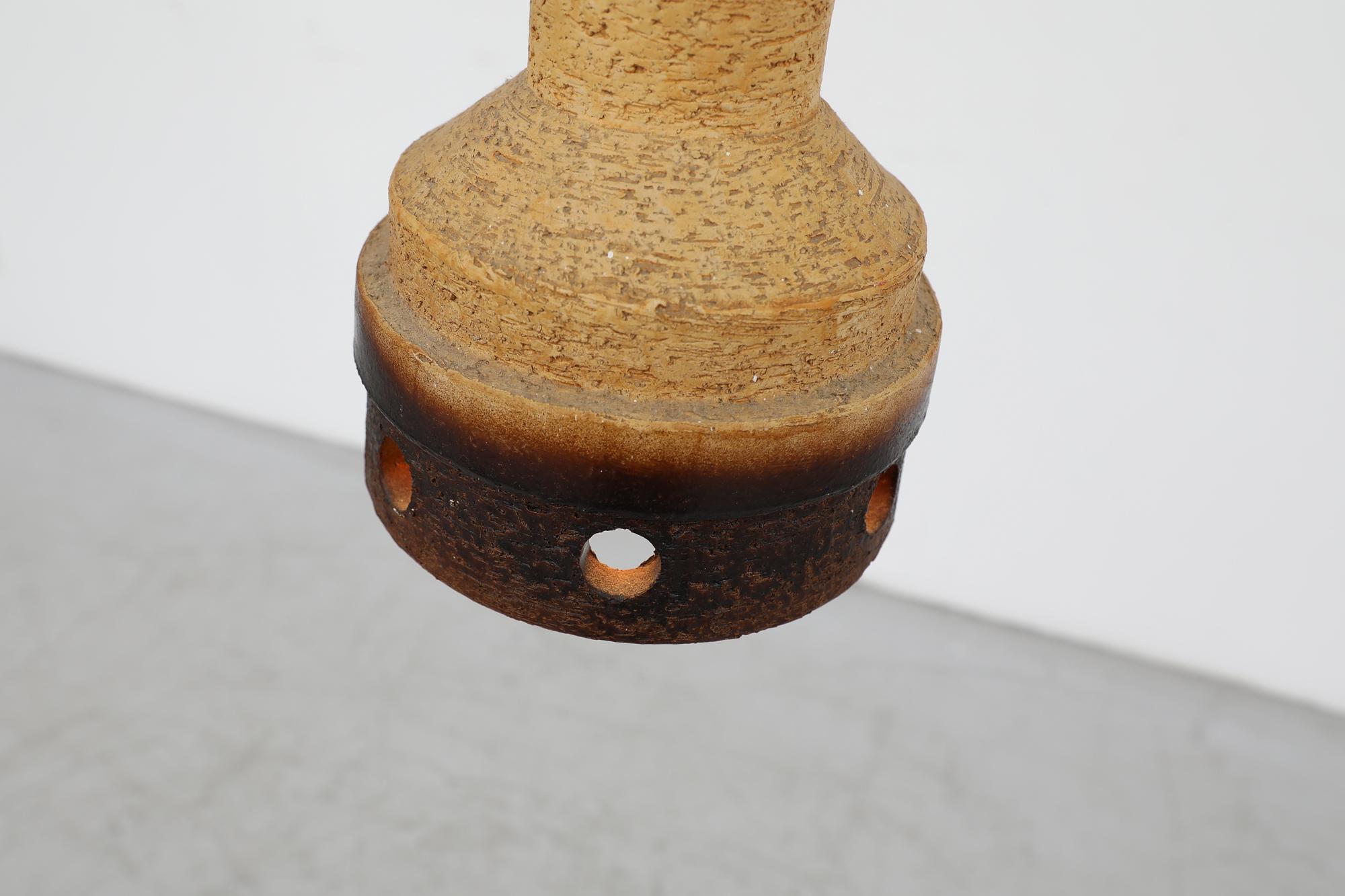 Pair of Mid-Century Dutch Ceramic Pendant Lamps For Sale 4