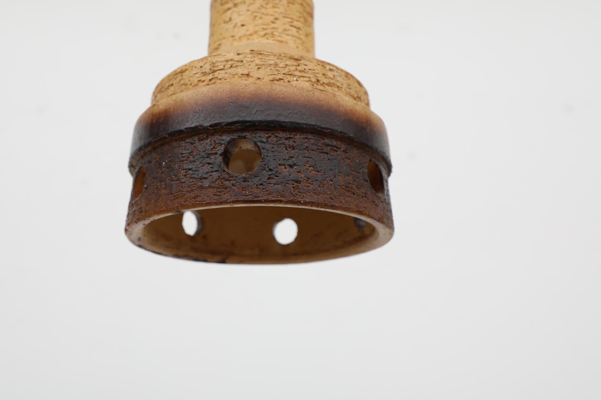 Pair of Mid-Century Dutch Ceramic Pendant Lamps For Sale 11