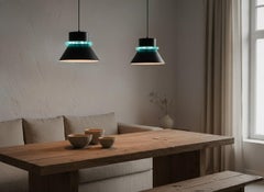 Pair of Mid-Century Dutch Pendant Lights by Hiemstra Evolux