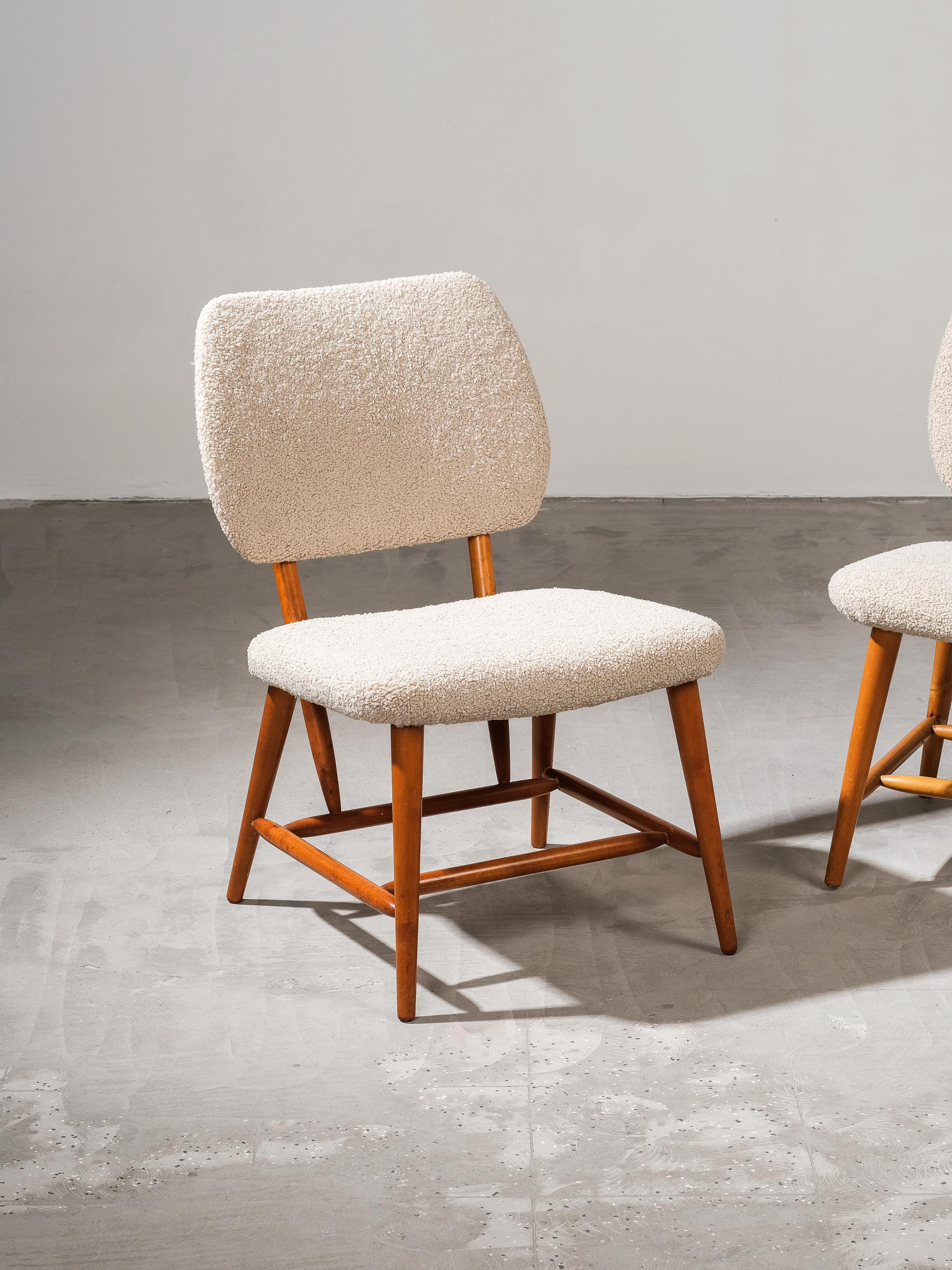 Scandinavo moderno Coppia di poltrone di metà secolo di Engen, Örkelljunga, Svezia, anni '60 in vendita