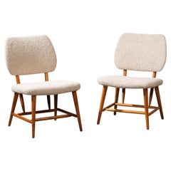 Pair of Mid-Century Easy Chairs by Engen, Örkelljunga, Sweden, 1960s