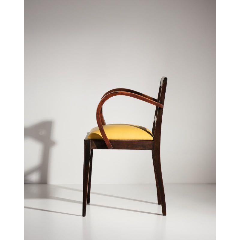 Mid-Century Modern Pair of Mid-Century Ebonised Chairs