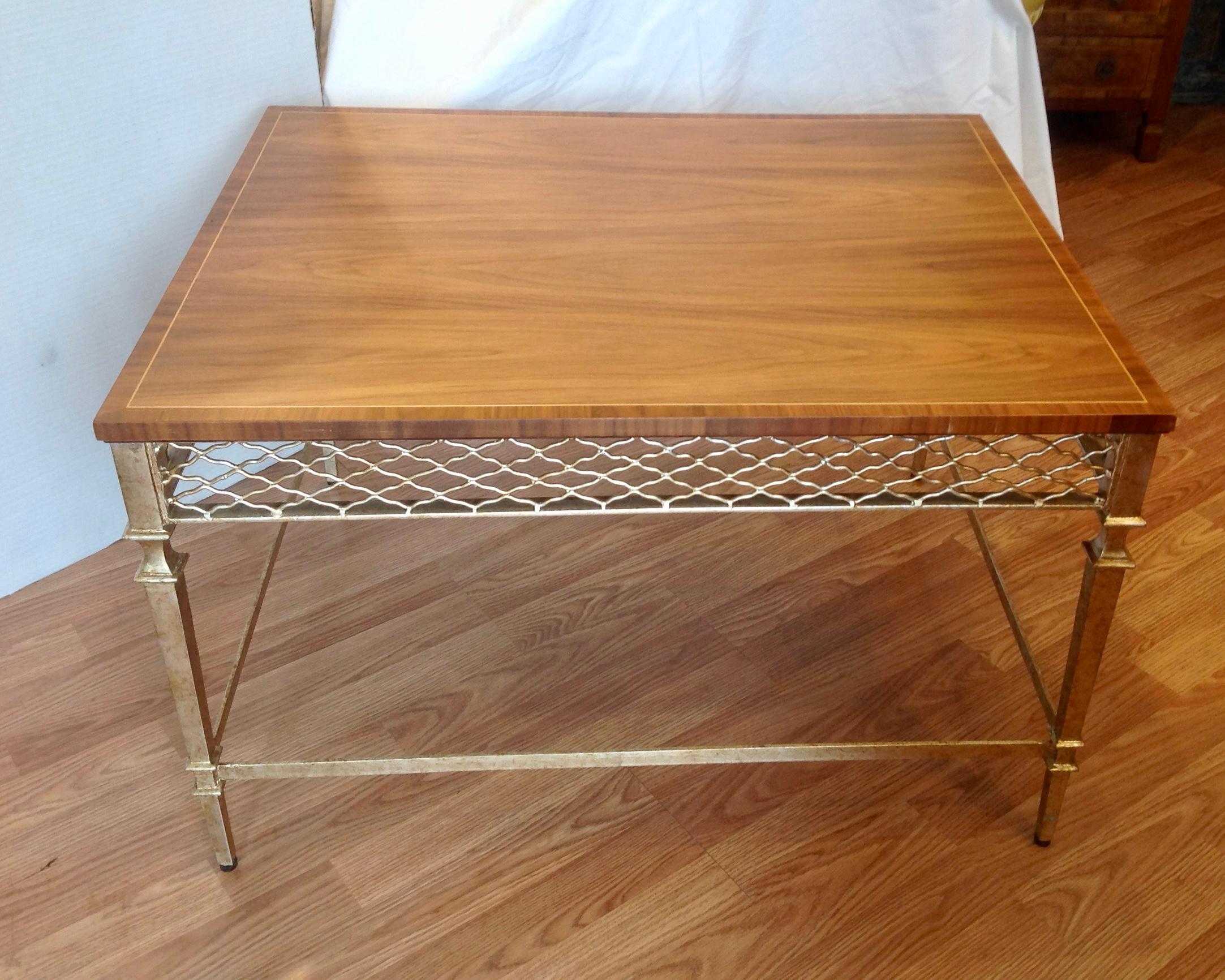 Inlay Pair of Midcentury End Tables