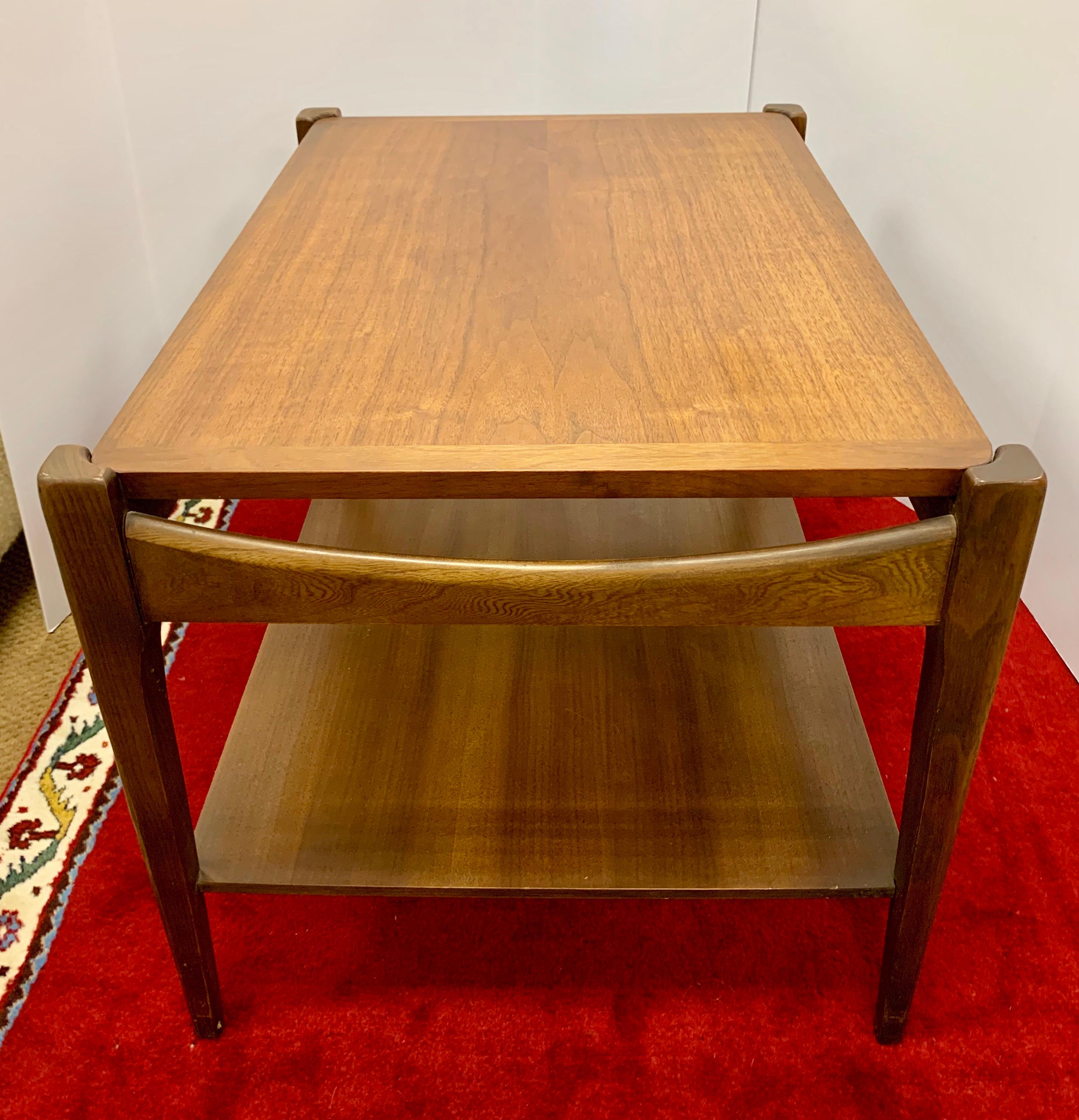 American Pair of Midcentury End Tables Teak Nightstands