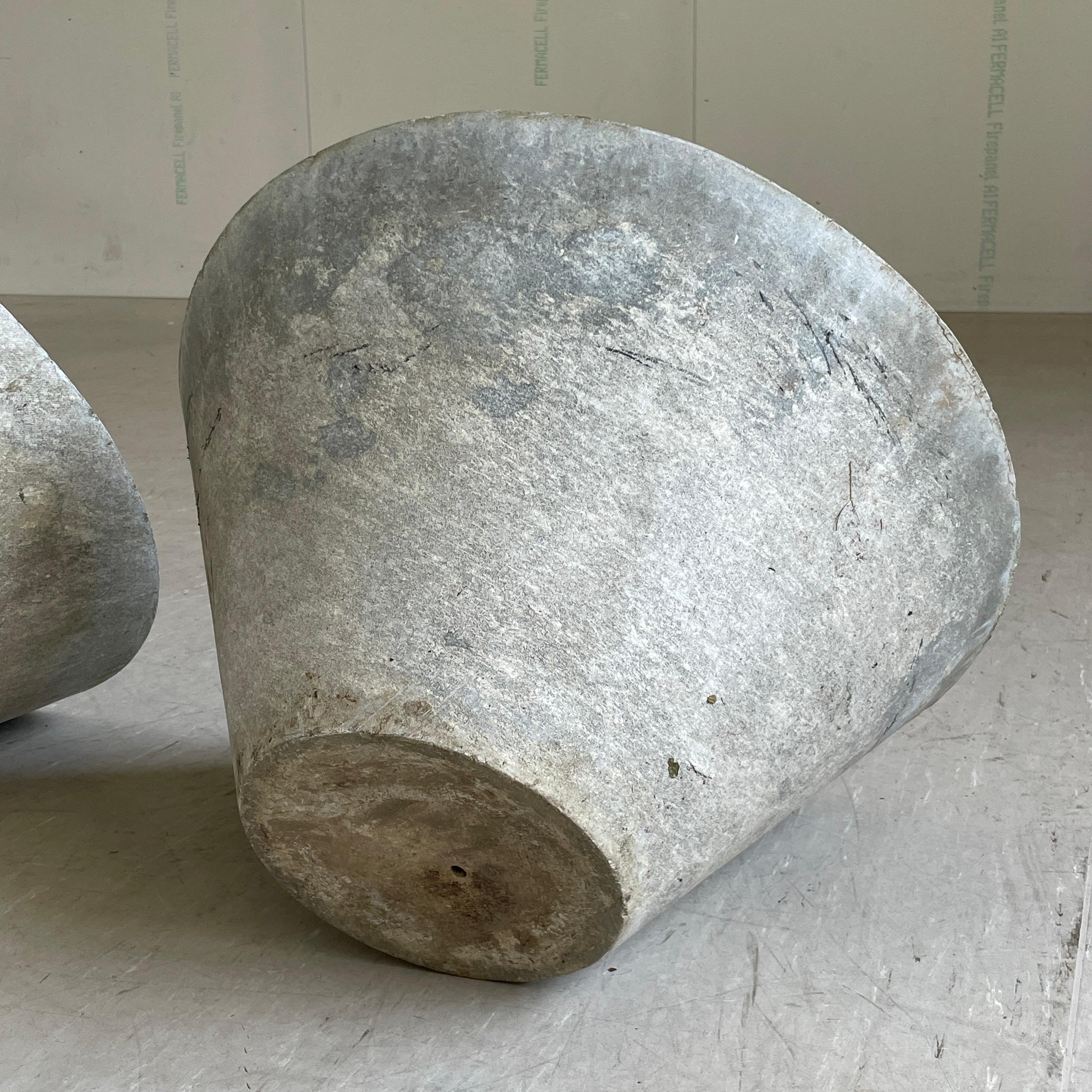 Pair of Mid Century Eternit Conical Planters by Willy Guhl For Sale 4