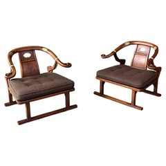 Ein Paar Sessel aus der Far East Collection aus der Mitte des Jahrhunderts von Michael Taylor für Baker