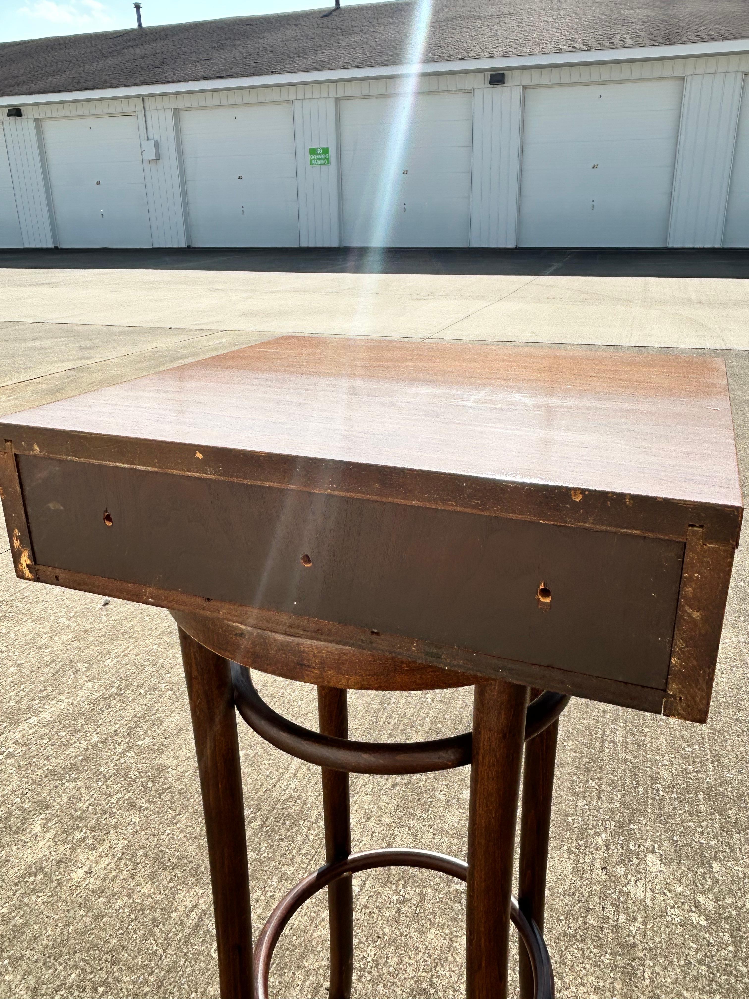 Pair of Mid-Century Floating Nightstands-Walnut For Sale 3