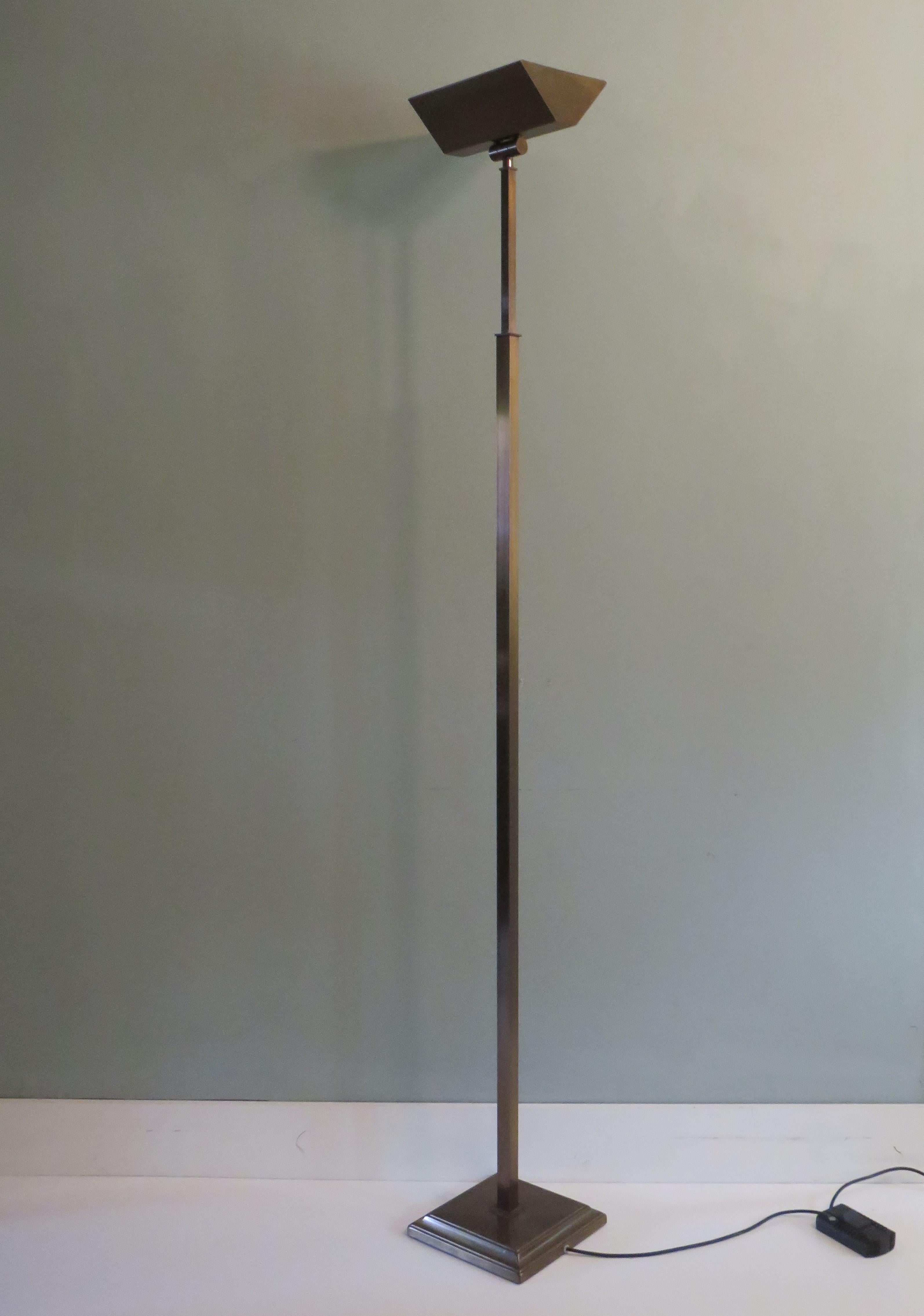 Late 20th Century Pair of Mid-Century Floor Lamp in Brass, Belgium, 1970-1980