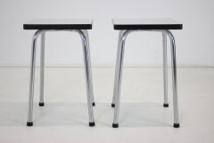 Pareja de mesas florales de mediados de siglo, años 60