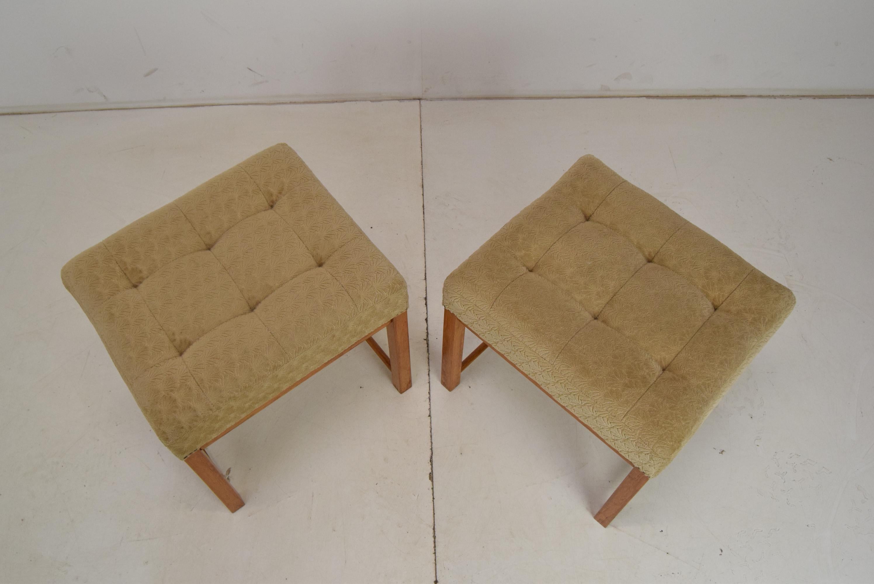 Pair of Midcentury Footstools, 1960s In Good Condition For Sale In Praha, CZ
