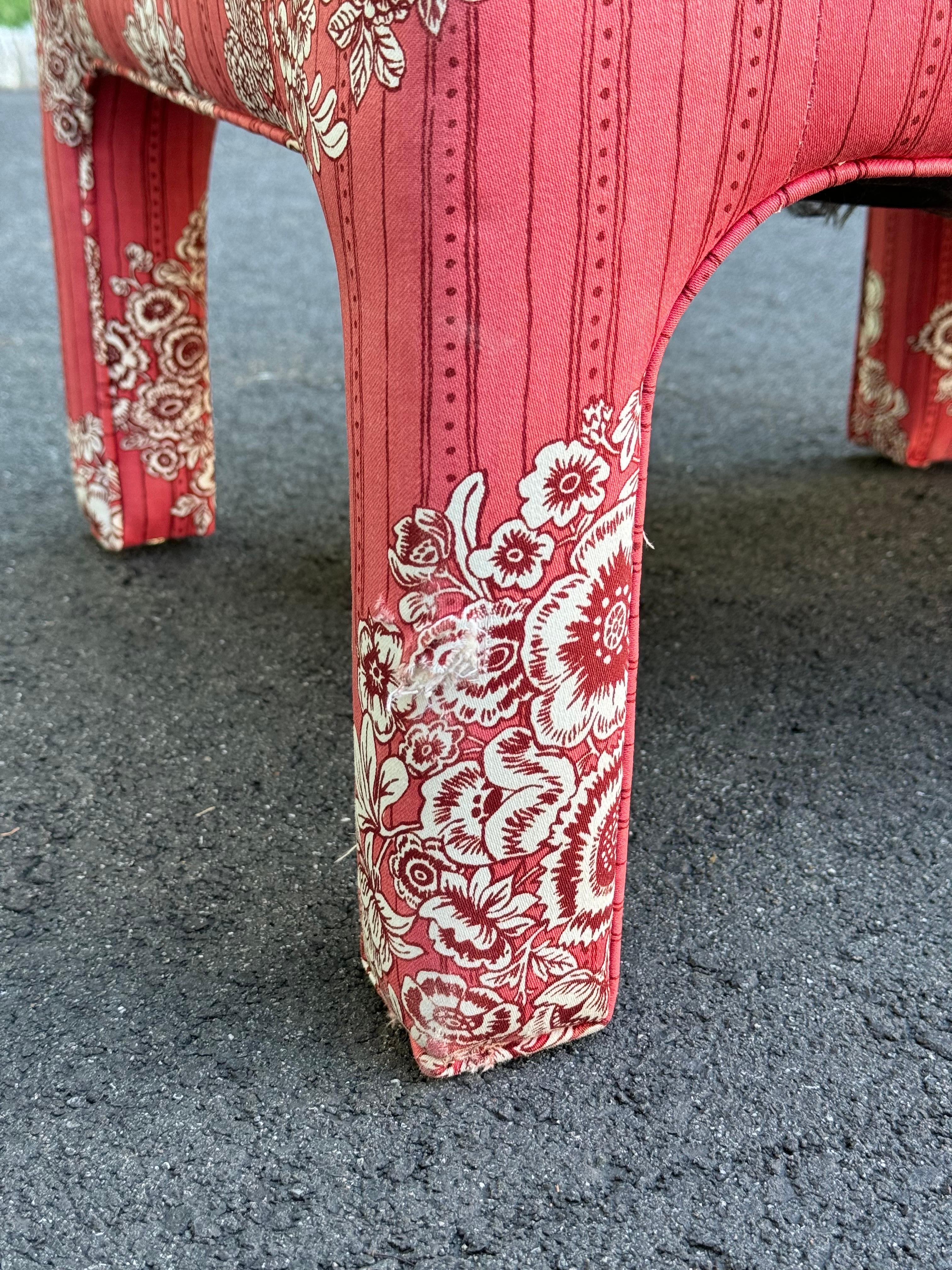Pair of Mid Century Footstools or Ottoman 10