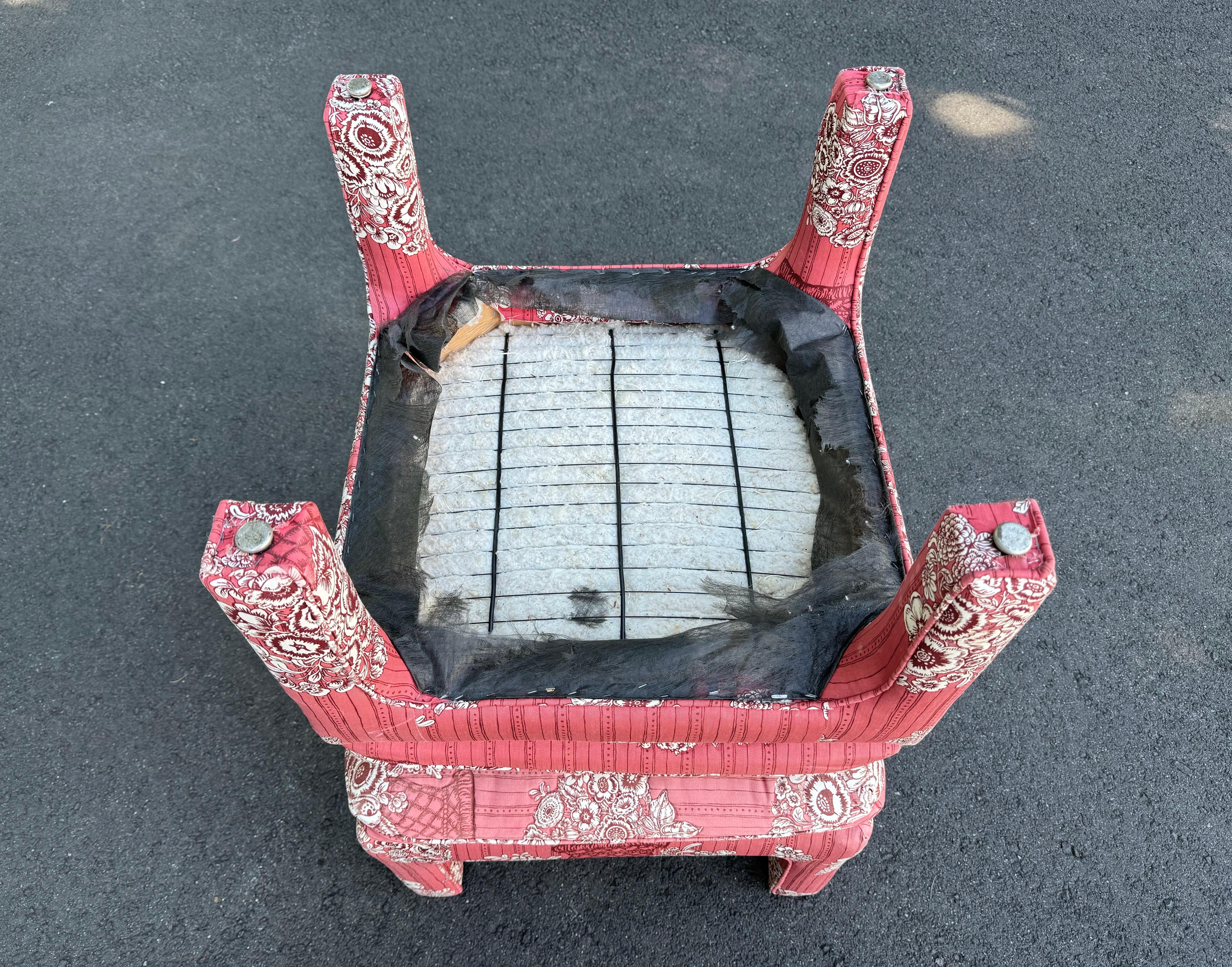 Pair of Mid Century Footstools or Ottoman 14