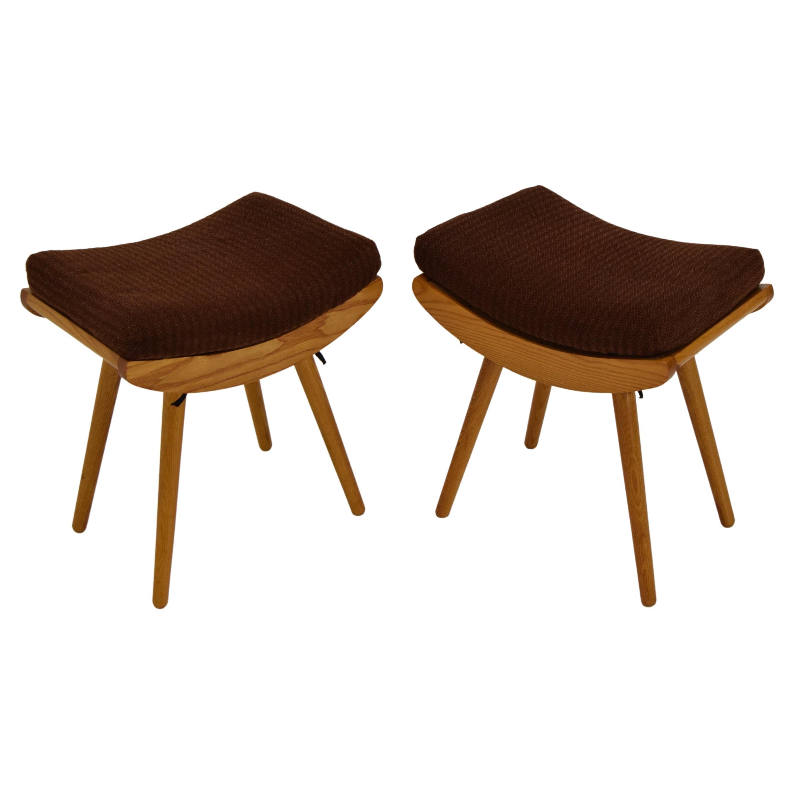 Pair of MidCentury Footstools or Stools, in 1985 at 1stDibs