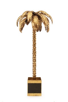 Pair of Midcentury French '1960s' Palm Tree Floor Lamps