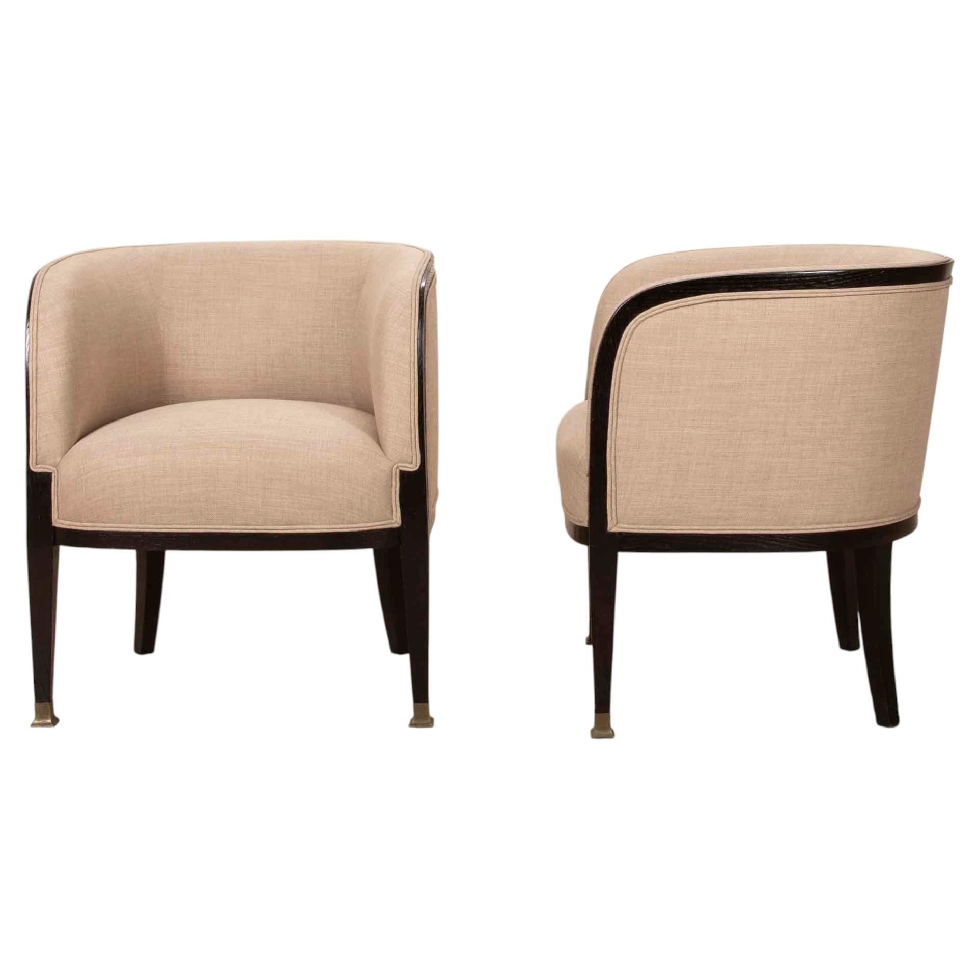 Pair of Mid-Century French Armchairs