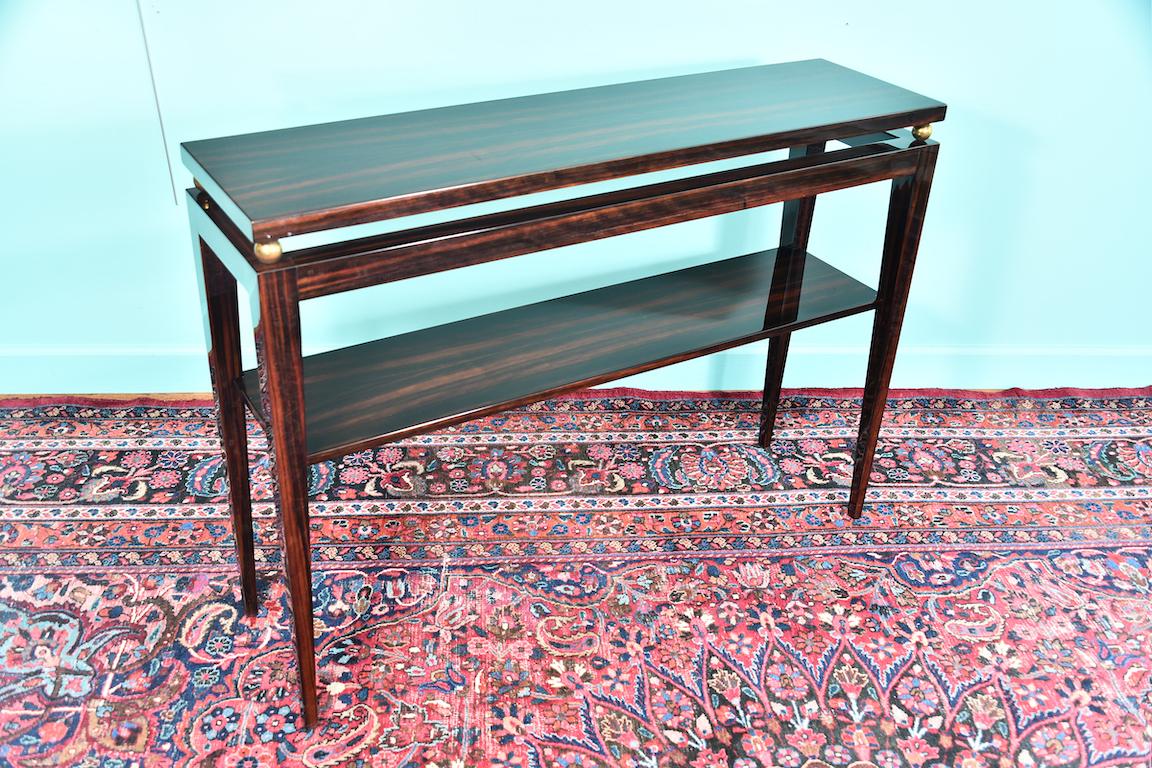 Mid-20th Century Midcentury French Console in Macassar