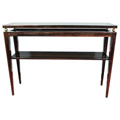 Midcentury French Console in Macassar